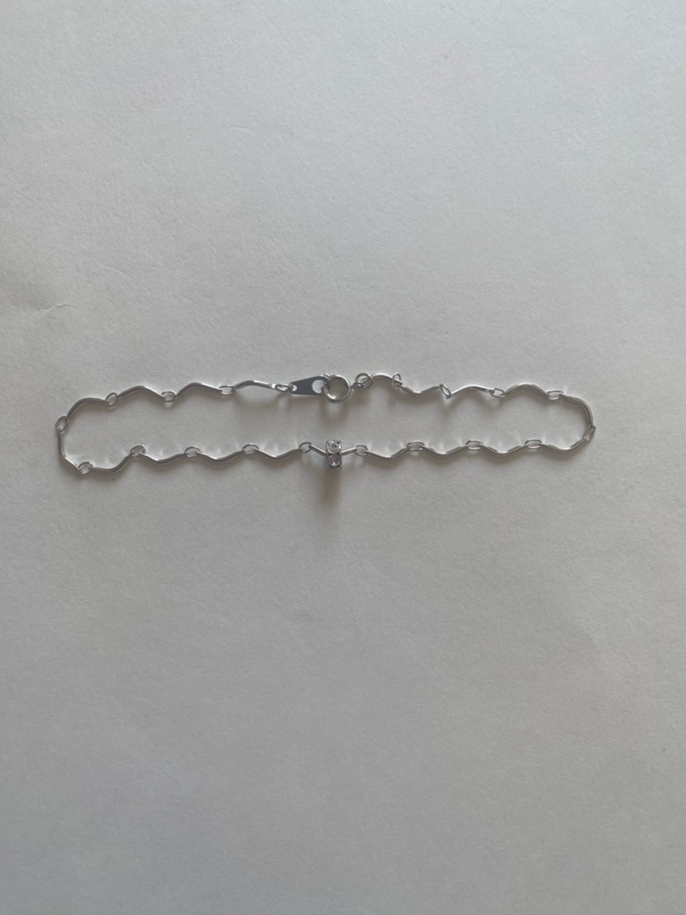 🔥3/$25🔥Sterling Silver Wavy Link Bracelet in Silver